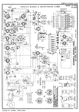 41-300X ; Philco, Philadelphia (ID = 2877789) Radio