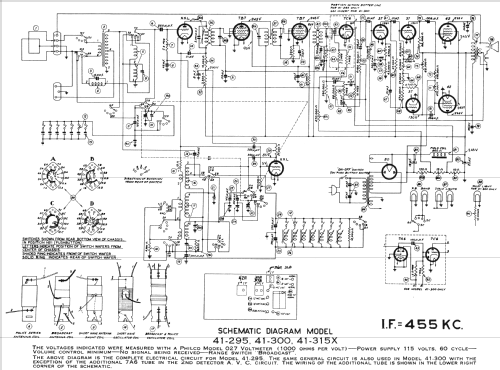 41-300X ; Philco, Philadelphia (ID = 486194) Radio