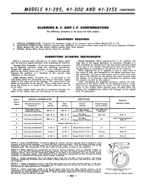 41-315X ; Philco, Philadelphia (ID = 2919127) Radio