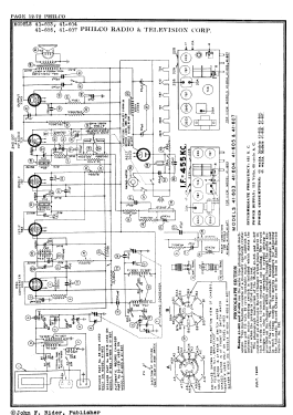 41-605P Radio-Phonograph Radio Philco, Philadelphia Stg. Batt. Co ...