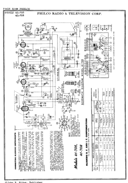 41-708T ; Philco, Philadelphia (ID = 2878171) Radio
