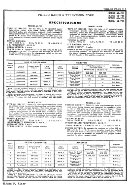 41-758T ; Philco, Philadelphia (ID = 2879570) Radio