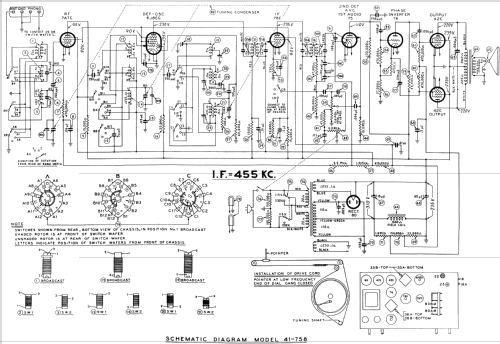 41-758T ; Philco, Philadelphia (ID = 487063) Radio