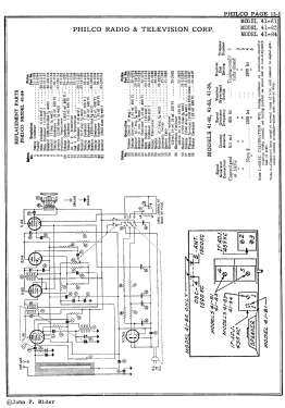 41-83T ; Philco, Philadelphia (ID = 2878658) Radio