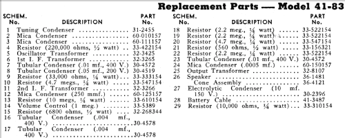 41-83T ; Philco, Philadelphia (ID = 484849) Radio