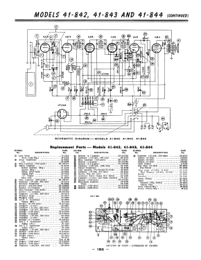 41-844T ; Philco, Philadelphia (ID = 2920419) Radio