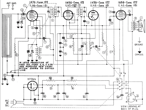 41-84T Code 121; Philco, Philadelphia (ID = 484870) Radio