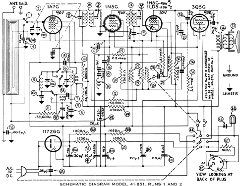 41-851T ; Philco, Philadelphia (ID = 487071) Radio