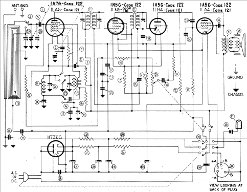 41-85T Code 122; Philco, Philadelphia (ID = 484874) Radio