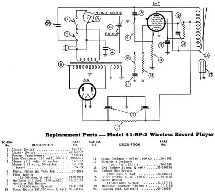 41-RP-2 Wireless Record Player; Philco, Philadelphia (ID = 484840) R-Player