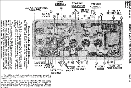 41DC Console; Philco, Philadelphia (ID = 460034) Radio