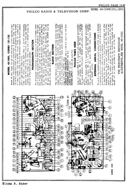 42-1003P Radio-Phonograph; Philco, Philadelphia (ID = 2887217) Radio