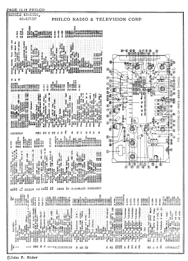 42-1011PM Radio-Phonograph; Philco, Philadelphia (ID = 2878708) Radio