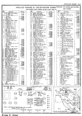 42-1013PM Radio-Phonograph; Philco, Philadelphia (ID = 2887283) Radio