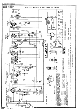 42-22CL ; Philco, Philadelphia (ID = 2879593) Radio