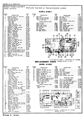 42-22CL ; Philco, Philadelphia (ID = 2879594) Radio