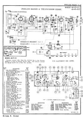 42-321T ; Philco, Philadelphia (ID = 2879875) Radio