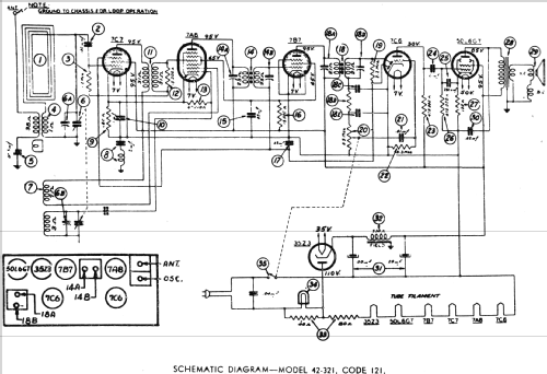 42-321T ; Philco, Philadelphia (ID = 487126) Radio