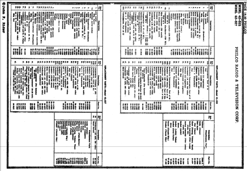 42-327T ; Philco, Philadelphia (ID = 913176) Radio