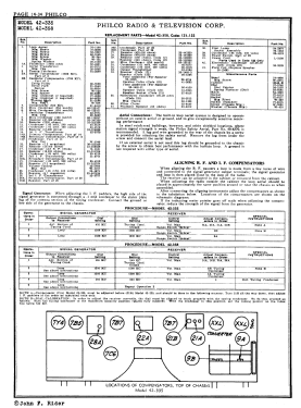 42-358F Code 121; Philco, Philadelphia (ID = 2880324) Radio