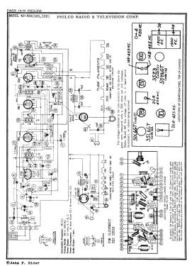 42-358F Code 121; Philco, Philadelphia (ID = 2880326) Radio