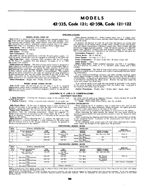 42-358F Code 122; Philco, Philadelphia (ID = 2902189) Radio