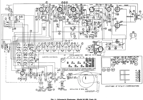 42-395X ; Philco, Philadelphia (ID = 487863) Radio