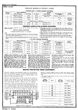 42-400X ; Philco, Philadelphia (ID = 2880656) Radio