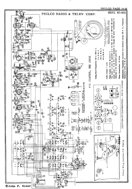 42-400X ; Philco, Philadelphia (ID = 2880657) Radio