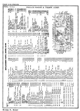 42-400X ; Philco, Philadelphia (ID = 2880658) Radio