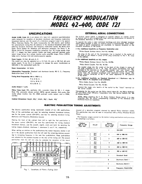 42-400X ; Philco, Philadelphia (ID = 2921619) Radio