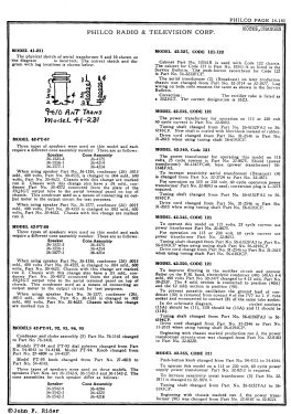 42-PT-91 ; Philco, Philadelphia (ID = 2888062) Radio