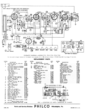 42-PT-91 ; Philco, Philadelphia (ID = 2902147) Radio