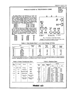 43H ; Philco, Philadelphia (ID = 2848456) Radio