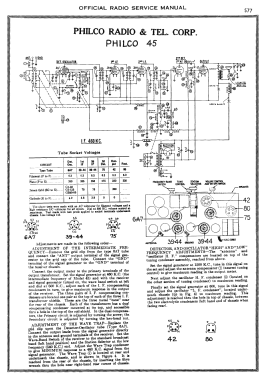 45F ; Philco, Philadelphia (ID = 2898247) Radio