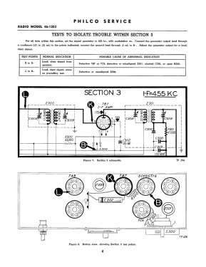 46-1203 Code 125; Philco, Philadelphia (ID = 2903200) Radio