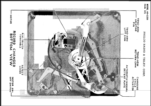 46-1226 Code 121 Radio-Phonograph; Philco, Philadelphia (ID = 476511) Radio