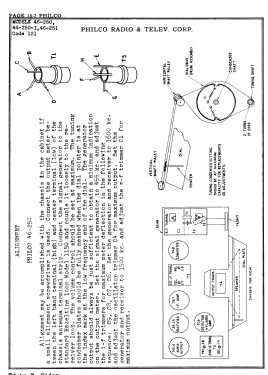 46-250-I Transitone Code 121; Philco, Philadelphia (ID = 2889113) Radio