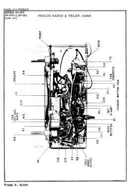 46-250-I Transitone Code 121; Philco, Philadelphia (ID = 2889121) Radio