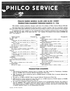 46-250-I Transitone Code 121; Philco, Philadelphia (ID = 2931299) Radio