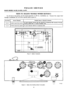 46-251 ; Philco, Philadelphia (ID = 2902363) Radio