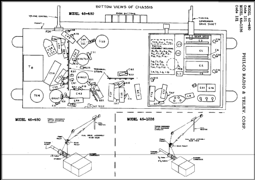 46-480 Code 121 ; Philco, Philadelphia (ID = 476456) Radio