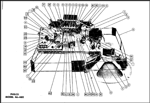 46-480 Code 121 ; Philco, Philadelphia (ID = 476461) Radio