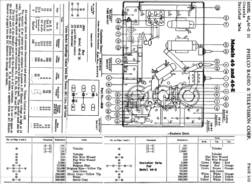 46E table; Philco, Philadelphia (ID = 605057) Radio