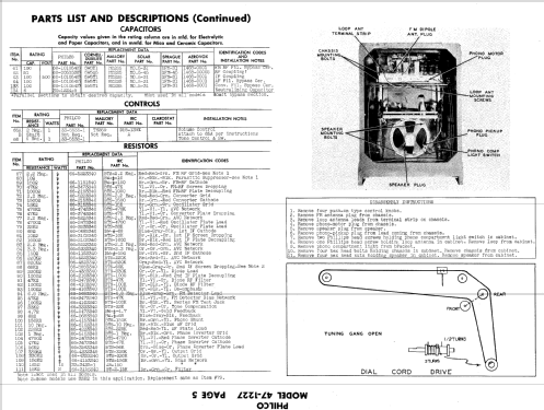 47-1227FM Radio-Phonograph; Philco, Philadelphia (ID = 528097) Radio