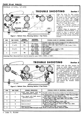 47-205 ; Philco, Philadelphia (ID = 2890403) Radio