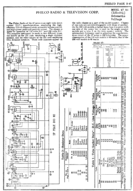 47H ; Philco, Philadelphia (ID = 2809014) Radio