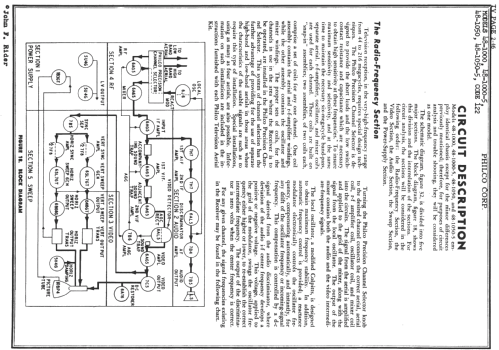 48-1000 code 122; Philco, Philadelphia (ID = 737183) Television