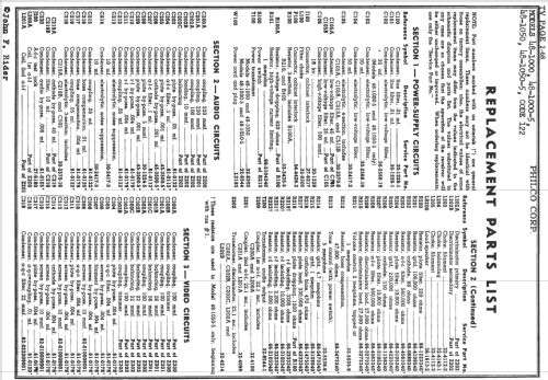 48-1000 code 122; Philco, Philadelphia (ID = 737466) Television