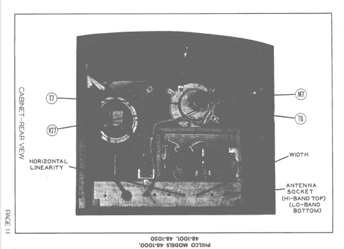 48-1001 ; Philco, Philadelphia (ID = 1463472) Television